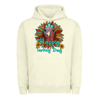 Pigment Pistachio happy turkey day sunflower Urban Hoodie - RanaPortraitStore