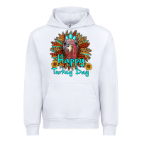 White happy turkey day sunflower Urban Hoodie - RanaPortraitStore