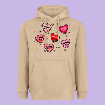 Howdy Valentine Heavyweight Hoodie Designed By Maliassmallbusiness
