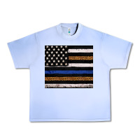 Grape Ice Back to blue USA flag leopard police 20oz tumbler Urban Heavy Tee - Neo Western