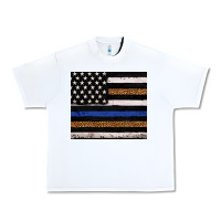 Back To Blue Usa Flag Leopard Police 20oz Tumbler Urban Heavy Tee | Teevron