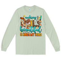 Matcha making nails beautiful is kinda my thing Long Sleeve Tee - AdoDesignShop