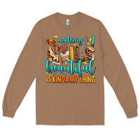 Toasted Coconut making nails beautiful is kinda my thing Long Sleeve Tee - AdoDesignShop