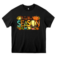 Black tis the season softball Heavy Core Tee - RacoonDesign