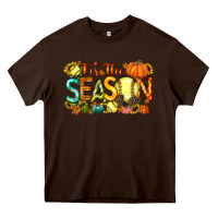 Chocolate Brown tis the season softball Heavy Core Tee - RacoonDesign