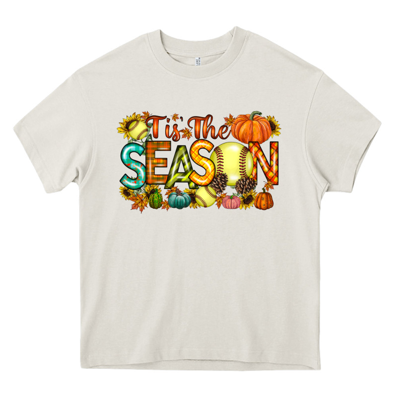 Tis The Season Softball Heavy Core Tee by RacoonDesign | Teevron