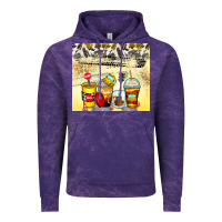 Cloud Purple bus driver coffee cups Vintage Hoodie - Zillion Design Studio