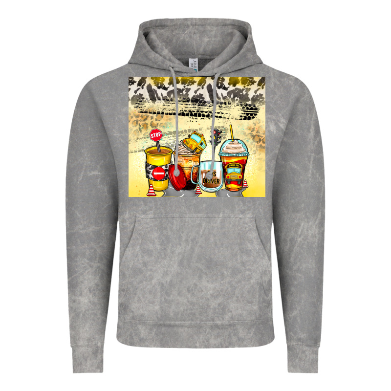 Bus Driver Coffee Cups Vintage Hoodie by Zillion Design Studio | Teevron