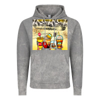 Cloud Rock bus driver coffee cups Vintage Hoodie - Zillion Design Studio