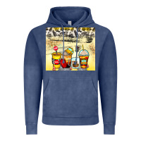Vintage Denim bus driver coffee cups Vintage Hoodie - Zillion Design Studio