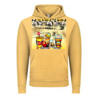 Vintage Mustard bus driver coffee cups Vintage Hoodie - Zillion Design Studio