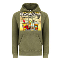 Vintage Olive bus driver coffee cups Vintage Hoodie - Zillion Design Studio