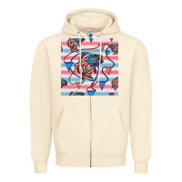 Sandshell american flag bass Zipper Hoodie - BundleAndBundleShop