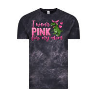 Cloud Black I Wear Pink For My Mom Vintage Tee - texasbilliewilder