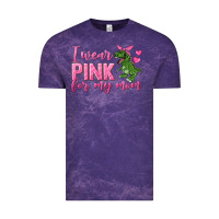 Cloud Purple I Wear Pink For My Mom Vintage Tee - texasbilliewilder