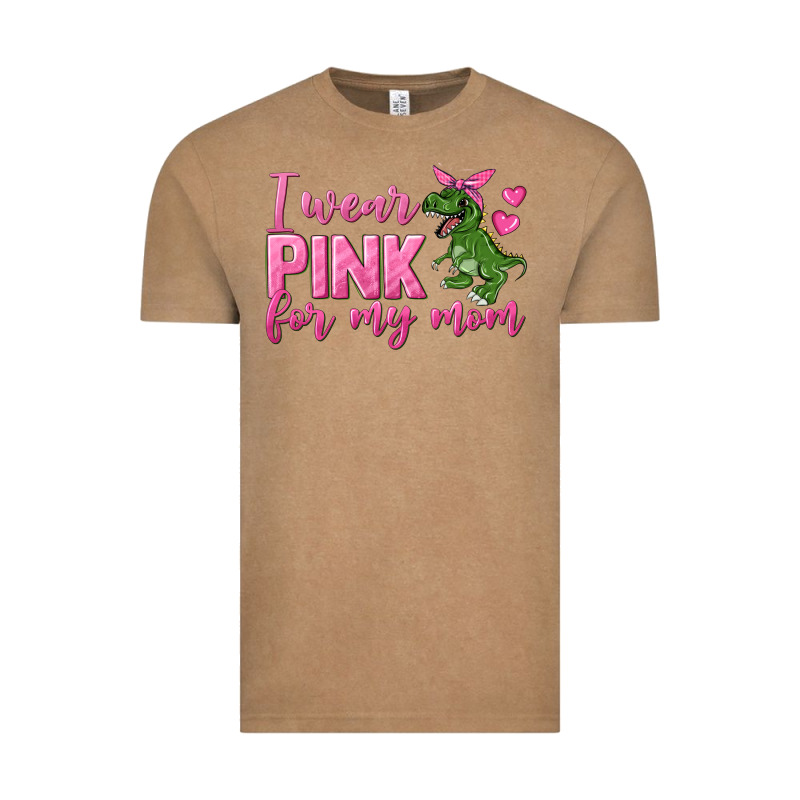 I Wear Pink For My Mom Vintage Tee by texasbilliewilder | Teevron
