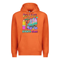 Carrot rolling into seventh grade Premium Hoodie - BundleAndBundleShop
