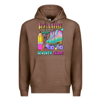 Chestnut rolling into seventh grade Premium Hoodie - BundleAndBundleShop