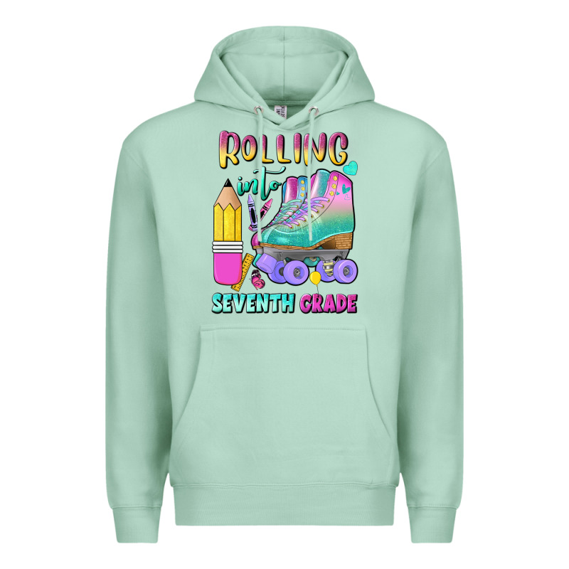 Rolling Into Seventh Grade Premium Hoodie by BundleAndBundleShop | Teevron