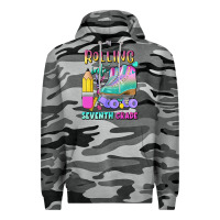 Slate Camo rolling into seventh grade Premium Hoodie - BundleAndBundleShop