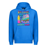 True Royal rolling into seventh grade Premium Hoodie - BundleAndBundleShop