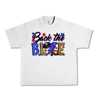 Lunar Rock Back the blue with lightning bolt Urban Heavy Tee - Neo Western