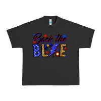Pigment Black Back the blue with lightning bolt Urban Heavy Tee - Neo Western