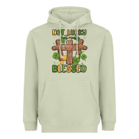 Matcha not lucky just really blessed malia Heavyweight Hoodie - MaliasSmallBusiness