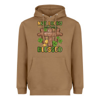 Toasted Coconut not lucky just really blessed malia Heavyweight Hoodie - MaliasSmallBusiness