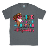 Charcoal Heather life is better with sprinkles Classic Tee - AdoDesignShop