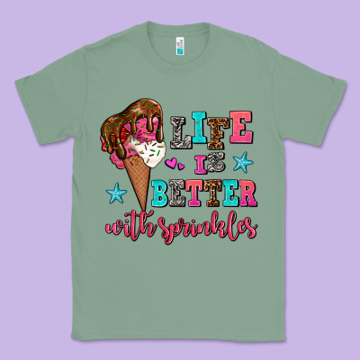 Life Is Better With Sprinkles Classic Tee Designed By Adodesignshop