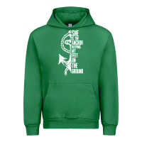 Emerald she is the anchor keeping my feet on the ground Urban Hoodie - Bettercallsaul