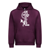 Mauve Wine she is the anchor keeping my feet on the ground Urban Hoodie - Bettercallsaul