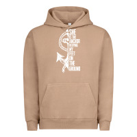 Pigment Burro she is the anchor keeping my feet on the ground Urban Hoodie - Bettercallsaul