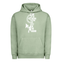 Pigment Oil Green she is the anchor keeping my feet on the ground Urban Hoodie - Bettercallsaul