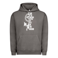 Pigment Tornado she is the anchor keeping my feet on the ground Urban Hoodie - Bettercallsaul