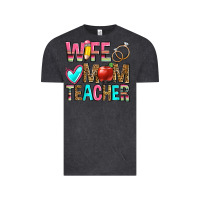 Vintage Black wife mom teacher Vintage Tee - Zillion Design Studio