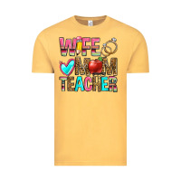 Vintage Mustard wife mom teacher Vintage Tee - Zillion Design Studio