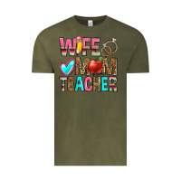 Vintage Olive wife mom teacher Vintage Tee - Zillion Design Studio