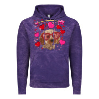 Cloud Purple valentine's day cockapoo Vintage Hoodie - RanaPortraitStore