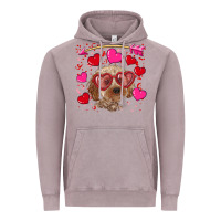 Vintage Zinc valentine's day cockapoo Vintage Hoodie - RanaPortraitStore