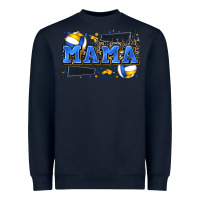 Navy mama volleyball Heavyweight Sweatshirt - Zillion Design Studio