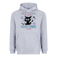 Heather Grey i survived 100 days of school cat Heavyweight Hoodie - MaliasSmallBusiness