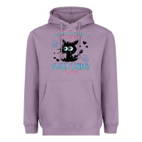 Lavender i survived 100 days of school cat Heavyweight Hoodie - MaliasSmallBusiness