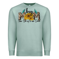 Seafoam boy mom from son up to sun down Premium Sweatshirt - MaliasSmallBusiness