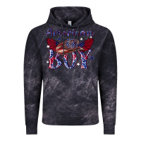 Cloud Black American boy with cowboy Vintage Hoodie - texasbilliewilder
