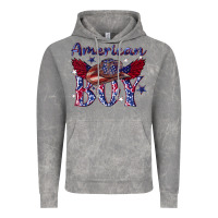 Cloud Rock American boy with cowboy Vintage Hoodie - texasbilliewilder