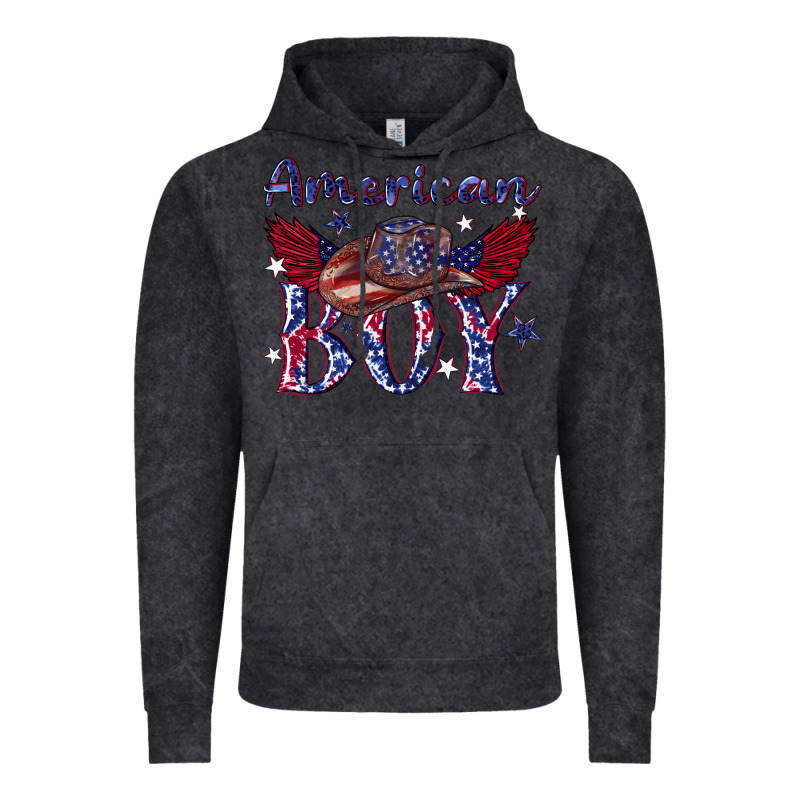 American Boy With Cowboy Vintage Hoodie by texasbilliewilder | Teevron