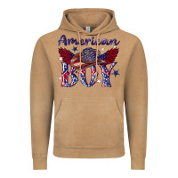 Vintage Camel American boy with cowboy Vintage Hoodie - texasbilliewilder