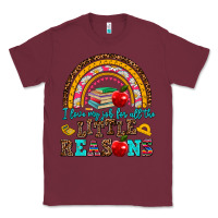 Burgundy i love my job for all the little reasons Classic Tee - AdoDesignShop